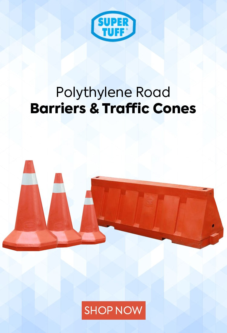Polyethylene Road Barriers and Traffic Cones