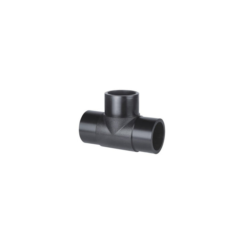 PE Reducing Tee 160mm x 90mm (Molded, Butt Fusion)